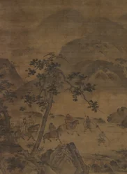 Kongming quittant les montagnes